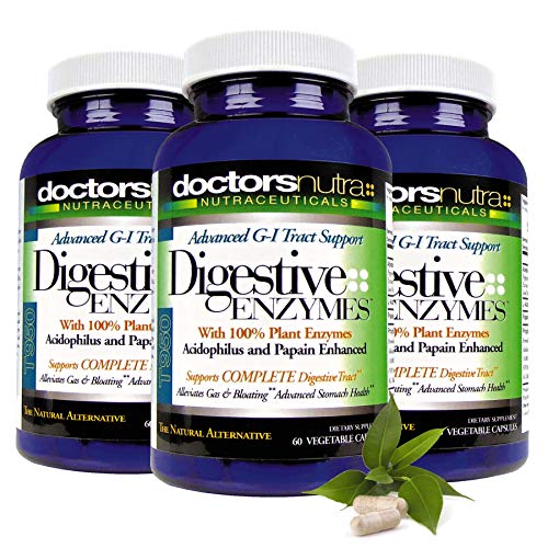 Doctors Nutra Nutraceuticals Digestive Aid Enzymes Natural Gi Digestive Stomach Intestinal Support Supplement Advanced Tract 950 #TOP3