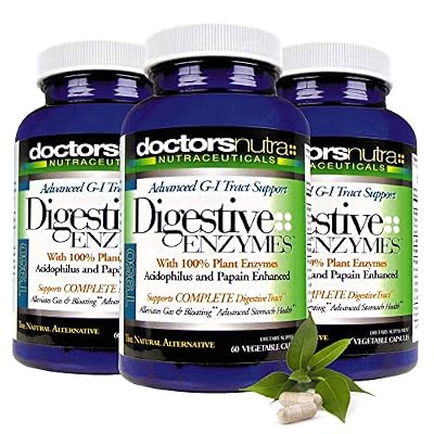 Digestive Enzymes Natural GI Digestive Support Supplement Advanced Tract 950