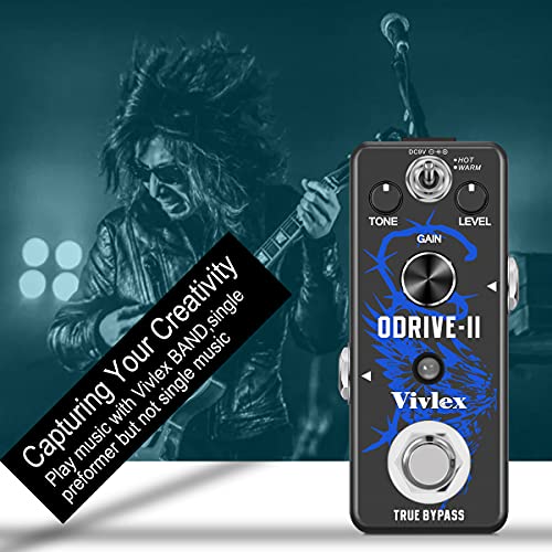 Generic Vivlex LEF-302B Tube Screamer Overdrive Guitare Effets Pédale Mini Analogique Classique Overdrive Pédale Pour… - Les Beatles, Paul McCartney, John Lennon, RIngo Starr, George Harrison Generic Vivlex LEF-302B Tube Screamer Overdrive Guitare Effets Pédale Mini Analogique Classique Overdrive Pédale Pour… – Image 3