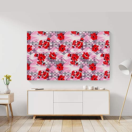 Image of Glassiano Marigold Dustproof Printed 39 inch LED TV Cover Screen Protector Compatible for All Models, Print 31
