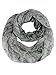 Gray Ikat Chevron Spring Infinity Scarf
