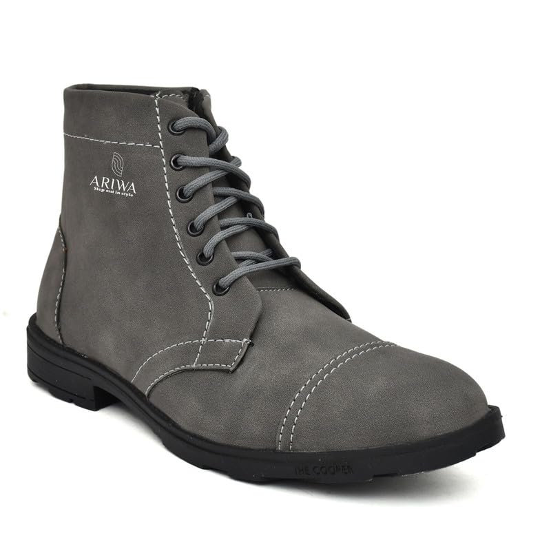 ariwa Hiking & Trekking Shoes with Anti-Slip and Extra-Comfortable Sole |Boots for Men Tan-picture-41