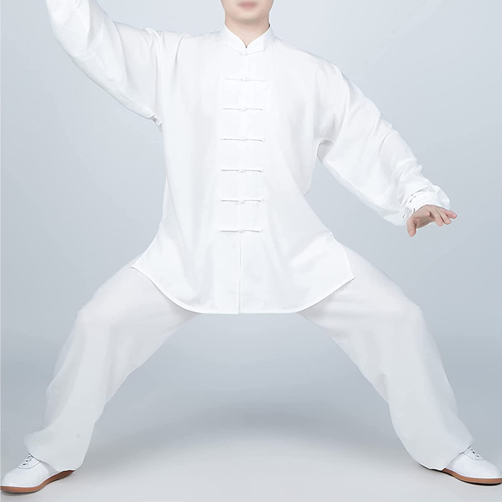 Tai Chi Uniforms Unisex Cinese Wing Chun Kung Fu Uniforme di Seta di Cotone e Lino Arti Marziali Abiti Tai Chi Abbigliamento Tradizionale Tai Chi per Il Tuo Esercizio di Tai Chi