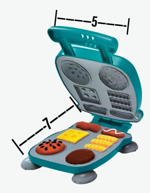 Miniatura 4 de TOY DEALS Estados Unidos, juego de juguetes de cocina, juego de juguetes de cocina, juego de parrilla de barbacoa de juguete, juego de parrilla para