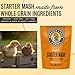 Scratch and Peck Whole Grain Starter Mash for Baby Chicks and Ducklings - 10 lb Bag - Corn and Soy-Free Feed with 20.5% Protein, Certified Organic and Non-GMO