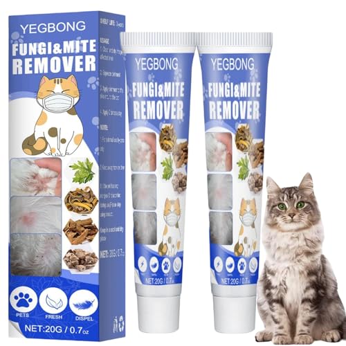 2pcs Pet Mite Removal Cream,Pet Anti Mite Cream,Mite Treatment for Dogs,Mite Remover for Dogs,Dog Itching Skin Treatment,Pet Mite Repellent Cream,Effective Dog Mite Remover,Cat Ear Mite Treatment