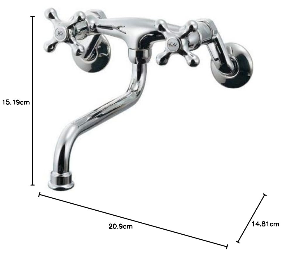 Amazon.co.jp: カクダイ 122-007 2ハンドル混合栓 （03225354-001