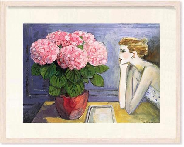Amazon.co.jp: 絵画 カシニョール・あじさい アート インテリア 花