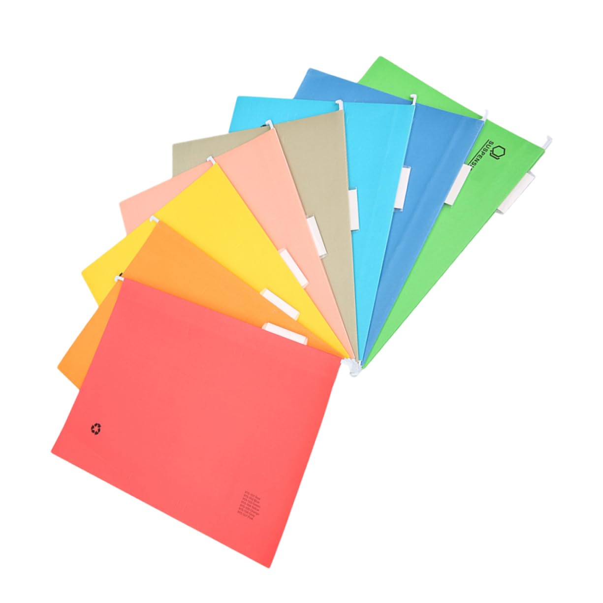 DOITOOL 3 Set Cartelline Sospese Carta Rinforzata Organizer Documenti Ufficio Con Etichette Per Classificazione Resistente E Facile Accesso 8 Pezzi * 3