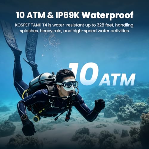 KOSPET TANK T4 GPS Smart Watch for Men, Offline Maps and Walkie Talkies - Image 4