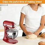Bouclier de mise en place compatible avec KitchenAid Mélangeur de position – Splash Guard Compatible avec 4.5–5 QT Modèles Tilt-Head,Garde à éclaboussures pour acier inoxydable, verre & Bols en céramique