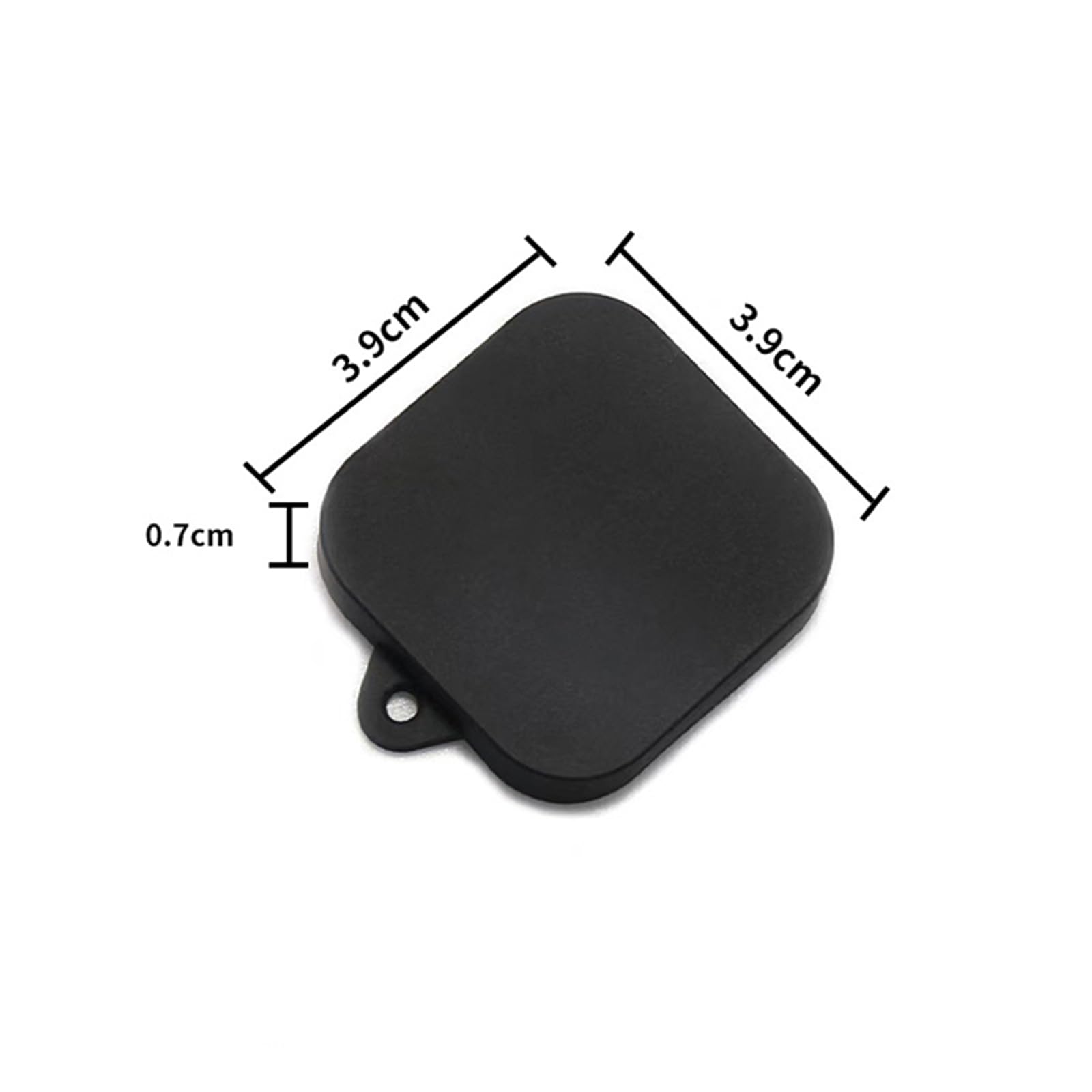 NUHFUFA 2 Packs Silicone Lens Protective Cover Soft Lens Cap Accessories Compatible with Inta360 Ace Pro Anti-Lost Cap with Lanyard Hole(Black1)