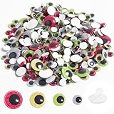 The Packaging Includes - you will receive 400 sparkling active eyes. We firmly believe that our adhesive eye self-adhesive set can bring you endless creative fun and decorative inspiration. Whether you are a DIY enthusiast or a beginner, you can easi...