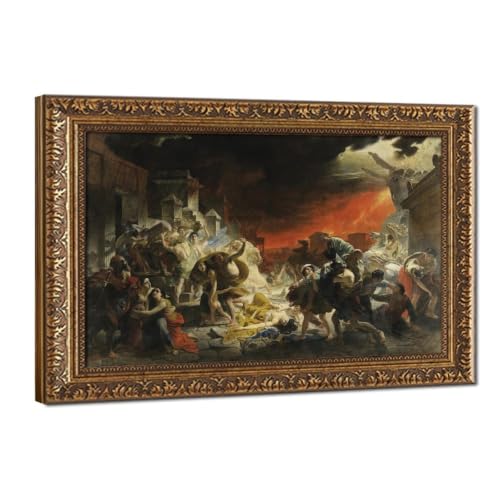 Karl Bryullov Le dernier jour de Pompéi toile encadrée pour habiller un mur de bureau vide