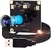 Produktbild ELP 13 Megapixel Webcam IMX214 Sensor Ultra HD PC Web Kamera mit 100 Grad No-Distortion Objektiv Mini Kamera 3840x2880@10fps für Mac/Linux/Raspberry Pi,USB Videokonferenz 4K Webkamera USB13M02-V100