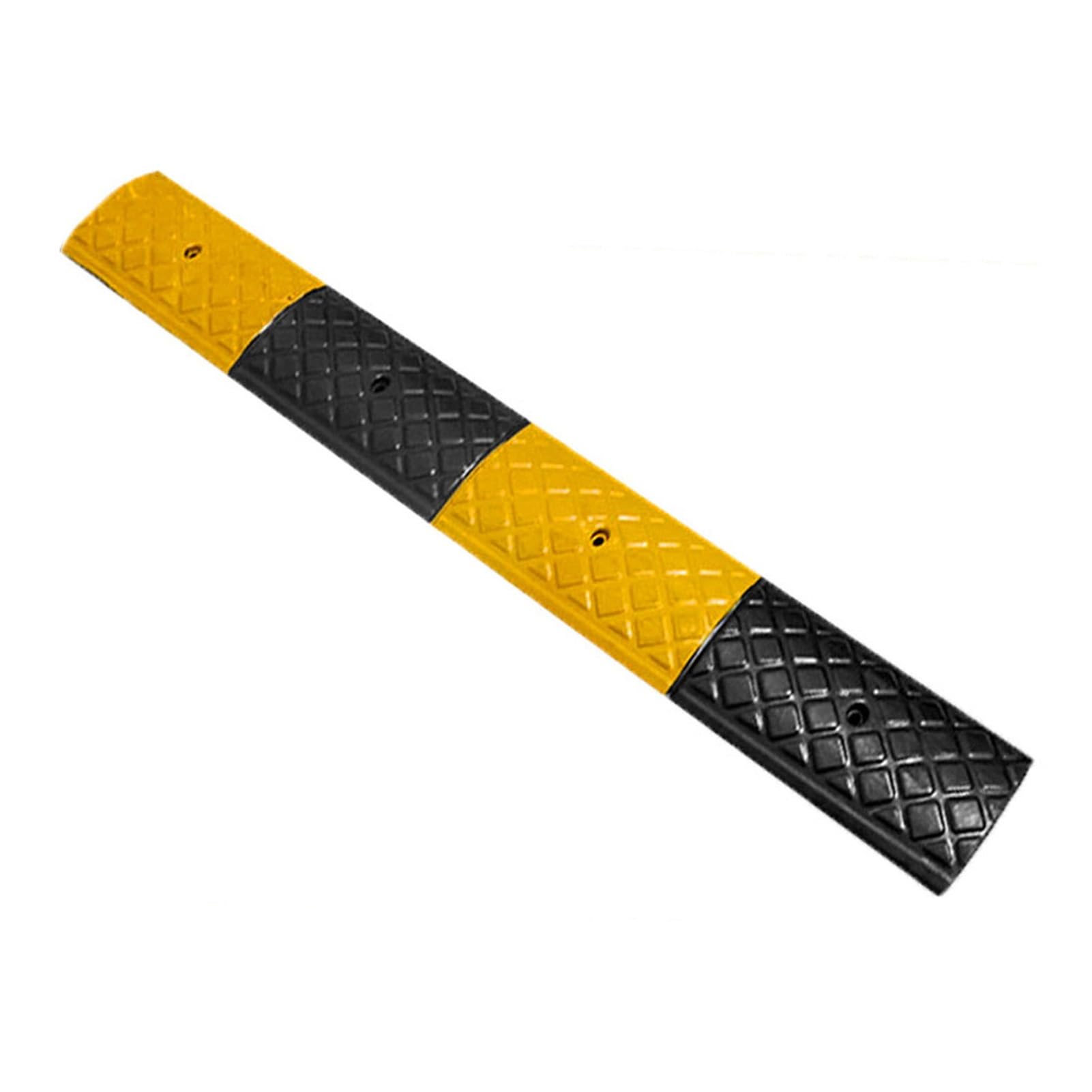 HTTGDGDH Speed Bumps, Heavy Duty Modular Driveway Speed Bumps Rubber Road Bumps For Asphalt Concrete Gravel Driveways Indoor Outdoor,
