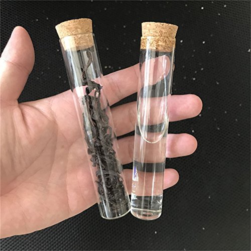 22120Mm 30Ml Empty Glass Transparent Clear Bottles With Cork Stopper Glass Vials Jars Storage Bottles Test Tube Jars 24Pcs (24, 30Ml) #TOP7