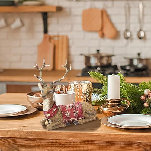 Ornement de jouet de table d'élan, le cadeau idéal pour les fêtes - 3