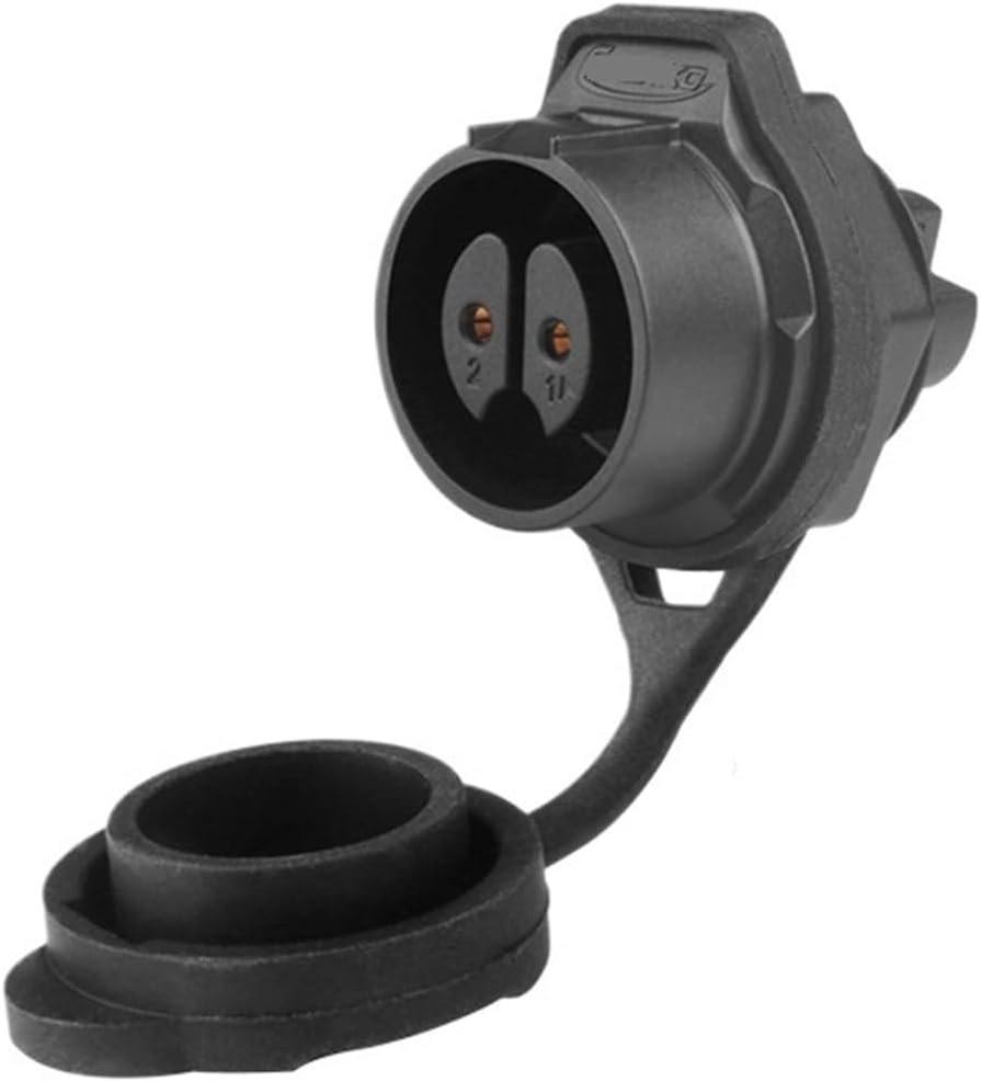 LP16 lock wire 2 core plastic b waterproof aviation socket screw crimping male and female docking power connector(Male plug)