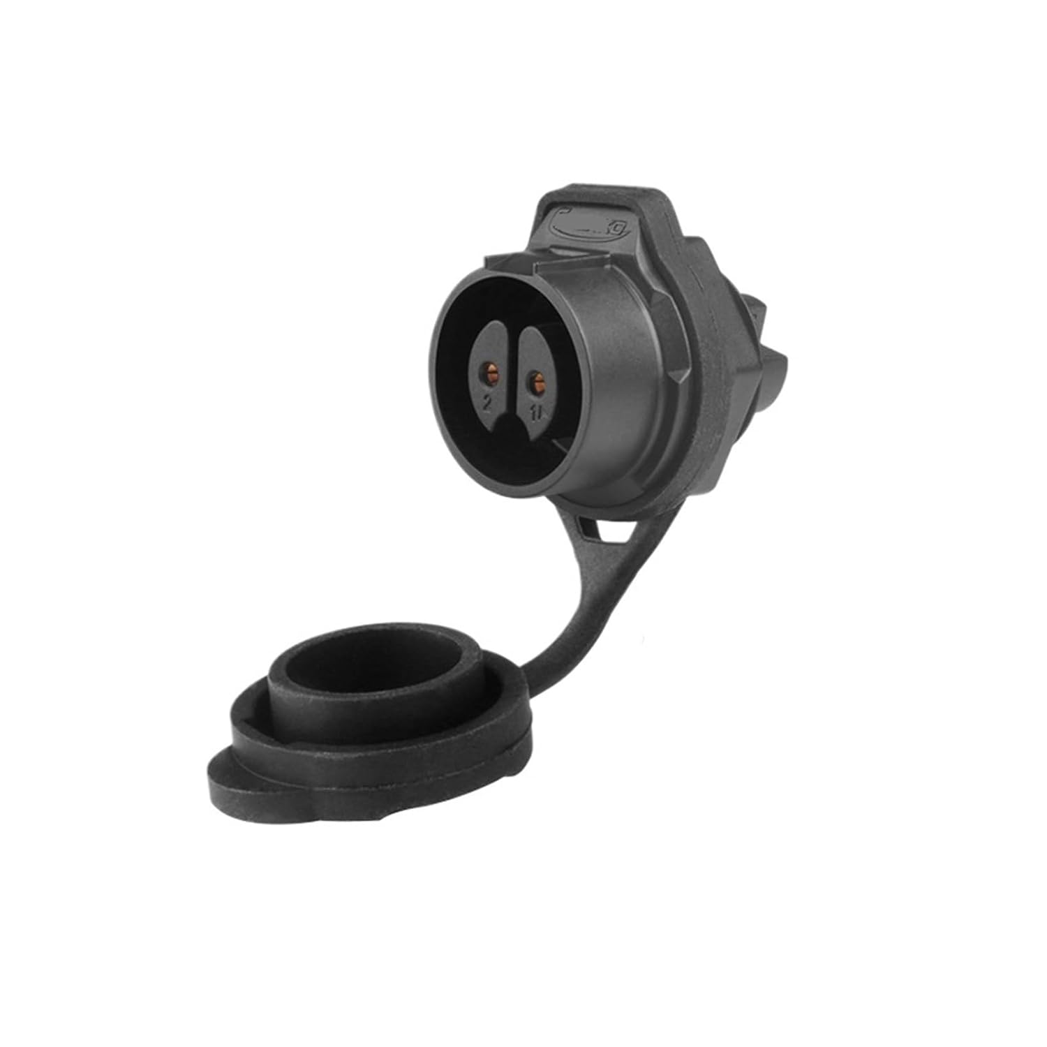 LP16 Lock Wire 2 core Plastic b Waterproof Aviation Plug Socket Screw Crimping Male and Female Docking Power Connector(Single Hole Female seat)