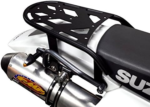PMRACKS DR650 Rear Rack (1996-Present) Suzuki DR 650 Luggage Rack 1996 1997 1998 2000 2001 2002 2003 2004 2005 2006 2007 2008 2009 2010 2012 2013 2014 2015 2017 2018 2019 2020 2021 2022 Cargo Carrier