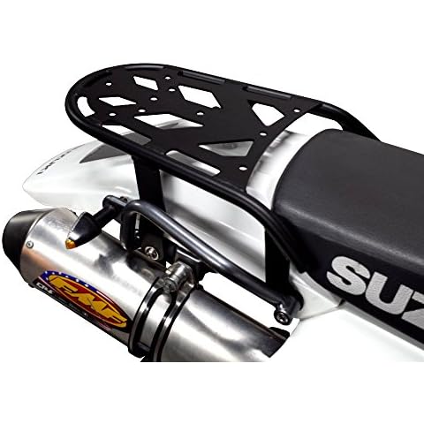 PMRACKS DR650 Rear Rack (1996-Present) Suzuki DR 650 Luggage Rack 1996 1997 1998 2000 2001 2002 2003 2004 2005 2006 2007 2008 2009 2010 2012 2013 2014 2015 2017 2018 2019 2020 2021 2022 Cargo Carrier Cover