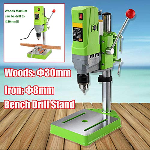 MINIQ Bench Drill Stand 710W Mini Electric Bench Drilling Machine Drill Chuck 1-13mm