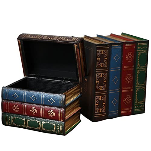 Best Hidden Storage Book Box, Made with Real Vintage Books & Sustainable wood