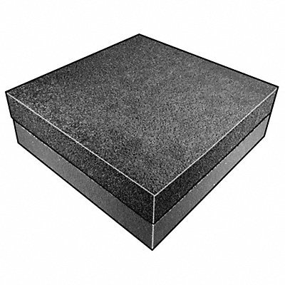Foam Sheet, Lam Poly, Char, 2x24x48 in