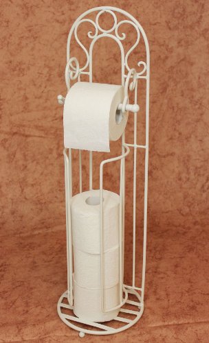Preisvergleich Produktbild Toilettenrollenständer "Increto" Weiß 92100 Toilettenpapierhalter Rollenständer
