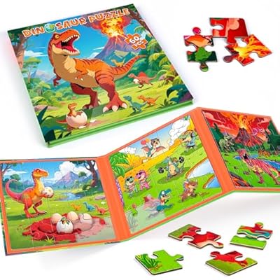 3x20 Pieces Magnetic Puzzles for Toddlers 3-5, ...