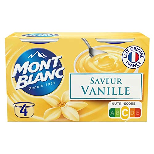Mont Blanc – Vainilla 4 x 125 g – Pack de 3