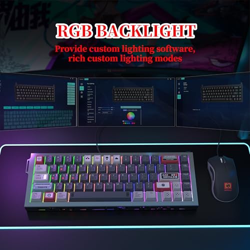 Teclado Mecánico Gamer KY67 Conectividad Bluetooth 5.0 miniatura 6