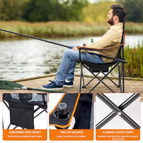 EMERIT 2 Pack Oversized Padded Camping Chair の商品画像 3