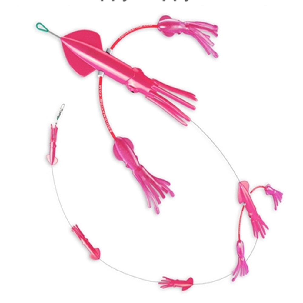 Billfish Edition Flippy Floppy Thing Fishing Daisy Chain by Squidnation (Killer Pink)