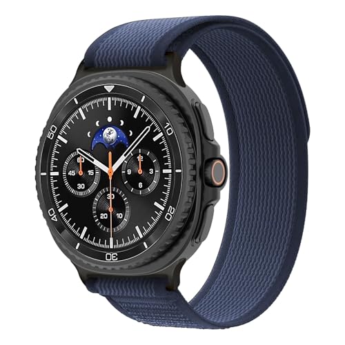 Image of VEMIGON Trail Loop Band Compatible with Samsung Galaxy Watch 8 40mm 44mm / 8 Classic 46mm, Soft Breathable No-Gap Nylon Fabric Sport Strap Replacement Wristband (Watch Not Included)
