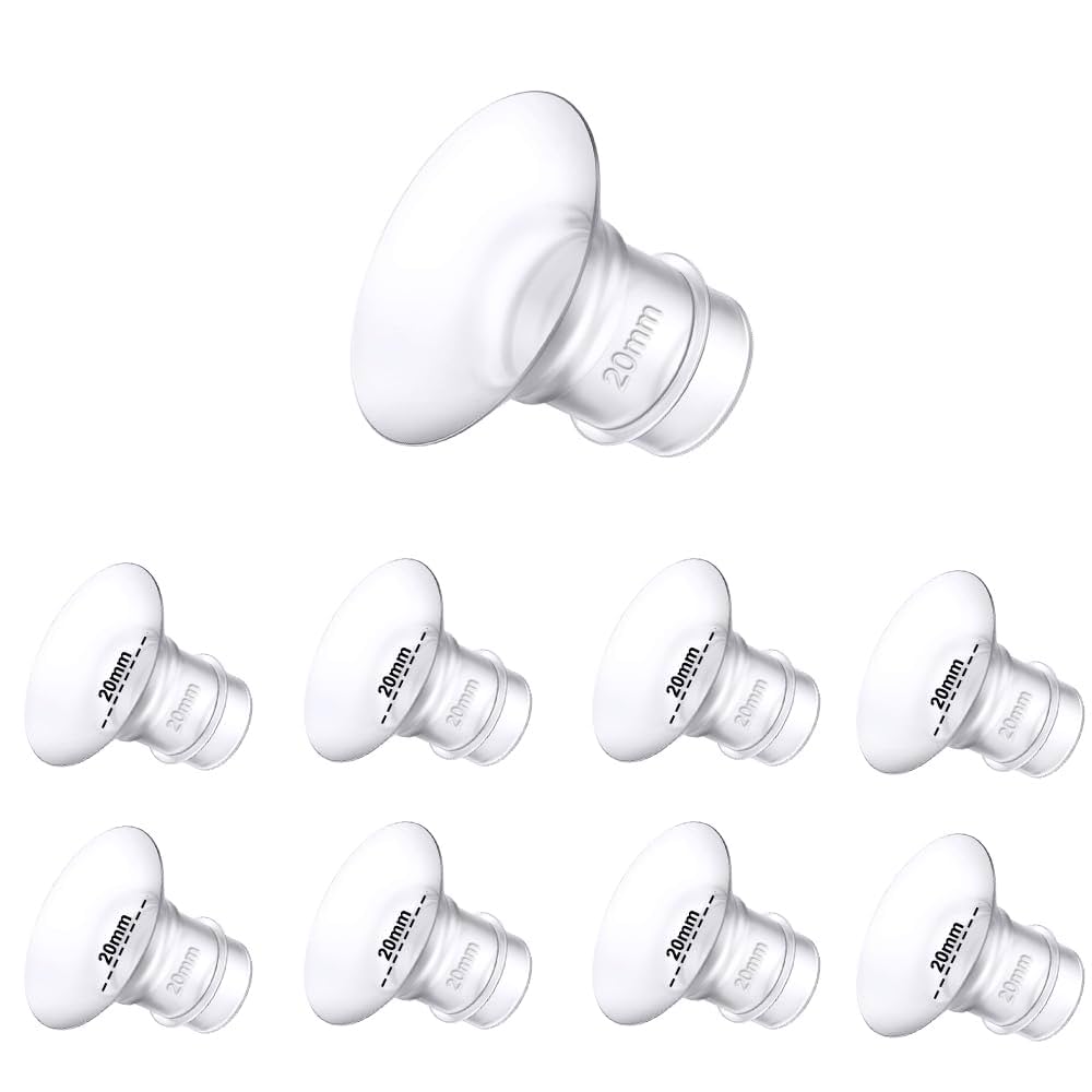 Mame  Flange Inserts 20mm 8PCS,Wearable Breast Pump Parts