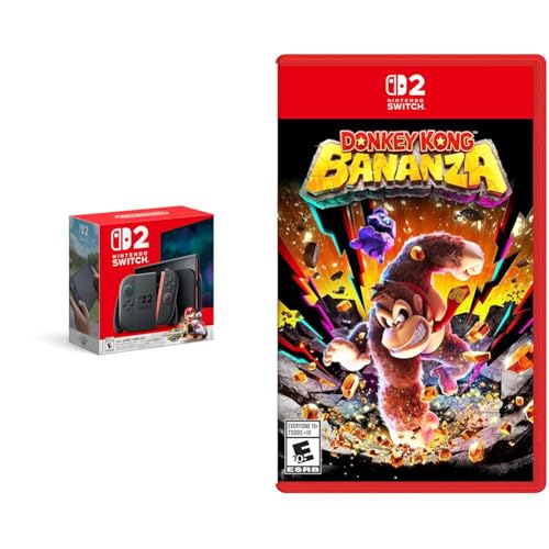 Nintendo Switch 2 + Mario Kart World Bundle with Donkey Kong Bana...
