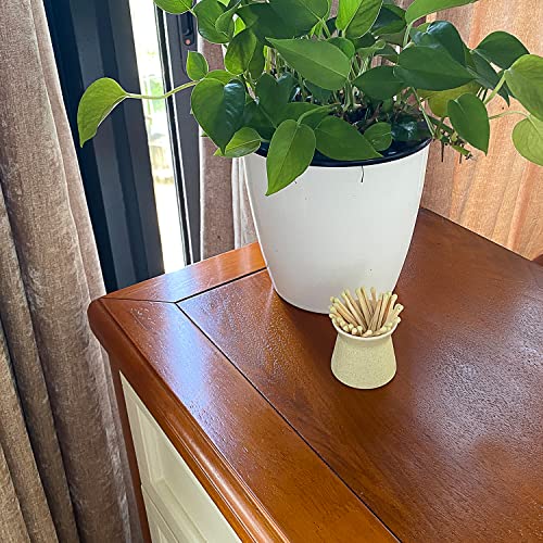 Haillai 2 Pack Match Holder With 6 Pcs Strikers, Handmade Ceramic Match Box For All Matches, Cute Home Decor Match Jar With Striker For Candle, Fireplace, Parlor. Off White - (Sold Without Matches) #TOP4