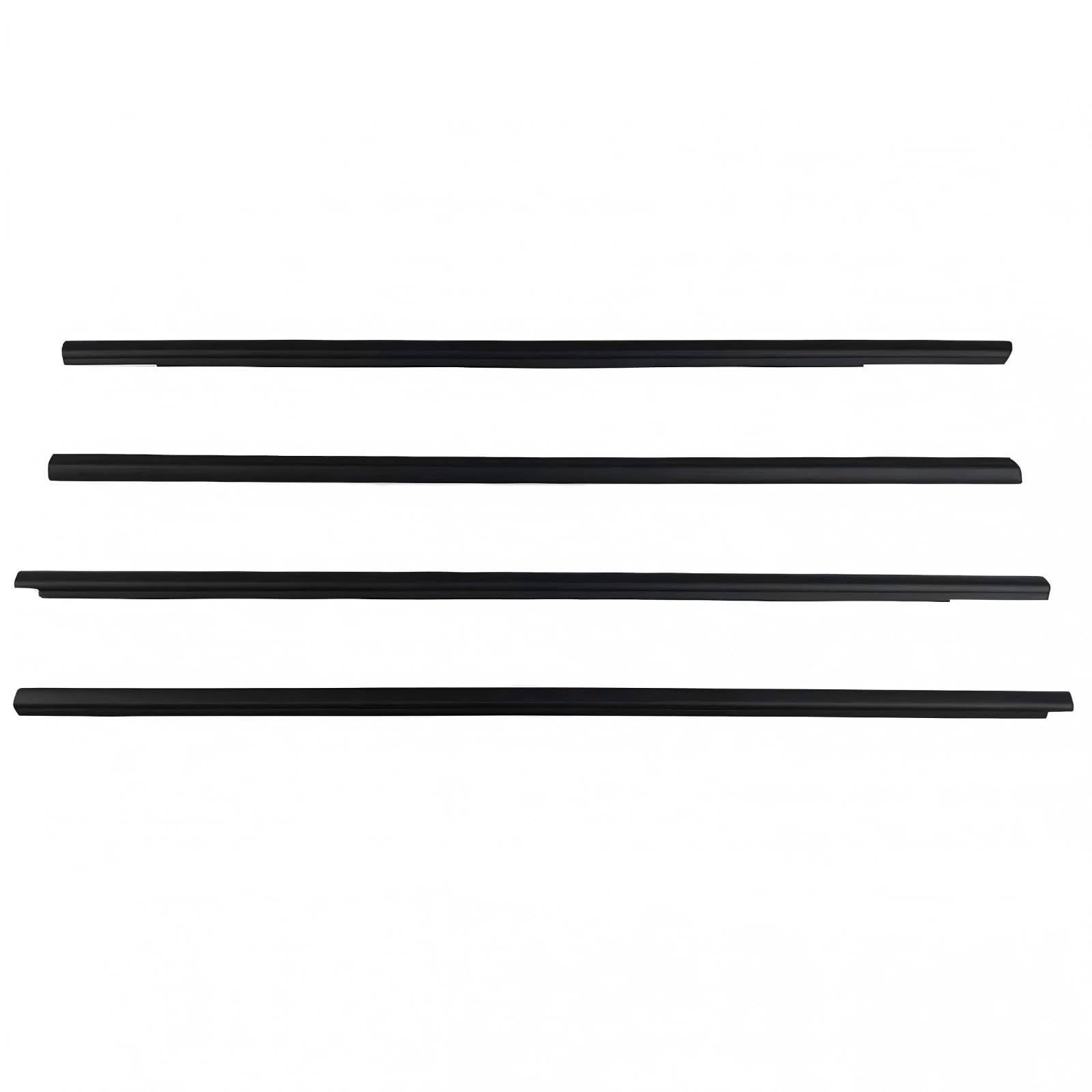 Glilar One Color Automotive Window Seals Compatible With Nissan For X-Trail T30 2001-2007 4Pcs Car Outer Door Window Moulding Trim Weatherstrip Seal Belt 808218H300