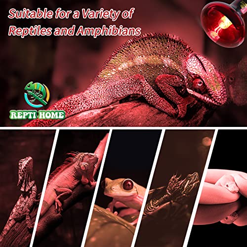 Repti Home DAYLIGHT HEAT BULB Reptile Heat Lamp Bulbs,Infrared 100W Reptiles & Amphibians Basking Spot Lamp Bulb thumb #5
