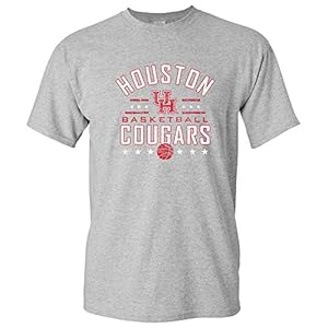 AS1156 – Houston Cougars Basketball Stars T-Shirt – Large – Sport Grey