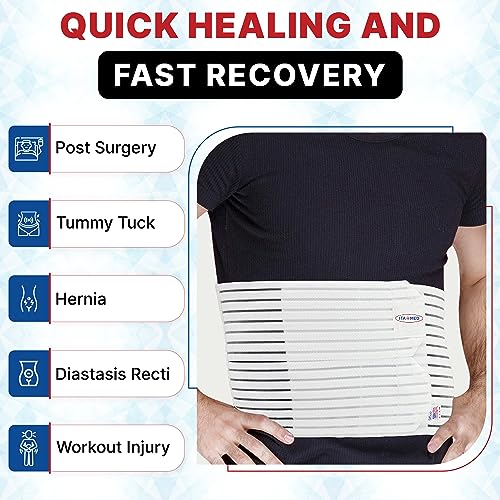 Faja Abdominal Transpirable ITA-MED 8" Ancha para Hombre Talla S miniatura 2