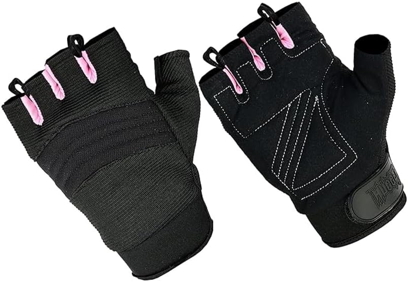 Hugger Women's Air Cooled No Sweat Knit Extreme Comfort Fingerless Riding Gloves