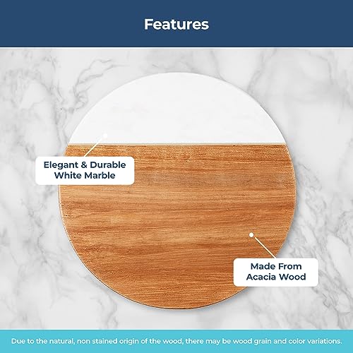 Dessous de verre marbre et bois naturel : l'élégance rustique pour vos apéritifs entre amis - 4