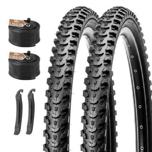 MOHEGIA 26x2.125 MTB Tire & Inner Tube Set with Levers