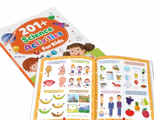 Image of 201+ Science Activities For Kids :- Science activity book for kids, Educational science activities book for children, Interactive science book for toddlers, Science activities for kindergarten