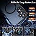 OWKEY Galaxy A15 5G Phone Case,Magnetic Samsung Galaxy A15 5G Case for Magsafe with Tempered Glass Screen Protector,[Shockproof Military] Translucent Back Slim Bumper Cover Samsung A15 5G case, Black