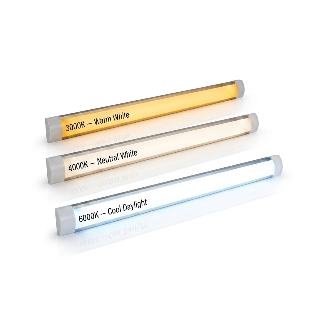 Bodyplus LED Batten Light [2ft/4ft/5ft/6ft], [18,36,45,60] W, 3CCT Switchable 3000K/4000K/6000K, IP[20] Ceiling Strip Light — Garage, Office, Workshop, Fluorescent Tube Replacement (6ft)