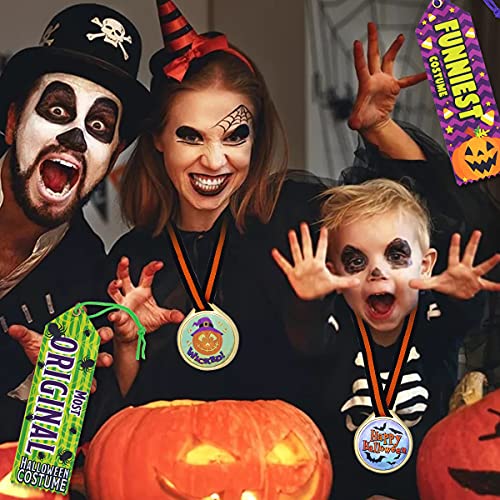 JOYIN 24 pièces Trophées Médaille Halloween et Rubans de Trophées pour Remise de Prix d'halloween Récompenses pour… - Image 6